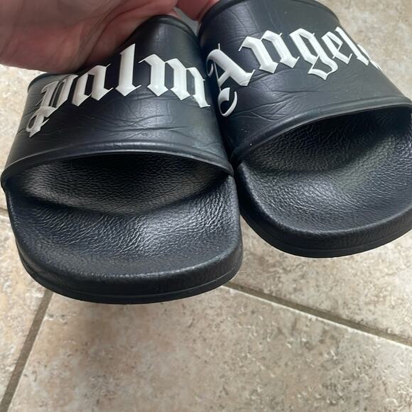 PALM ANGELS SLIDERS Sandals Black - Picture 7 of 16